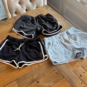 Old Navy/ Nike/ Cat and Jack Shorts Set - Black and light blue Size Large 10-12